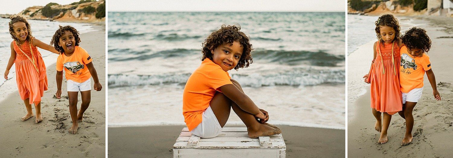 sesión infantil en la playa de Torrevieja